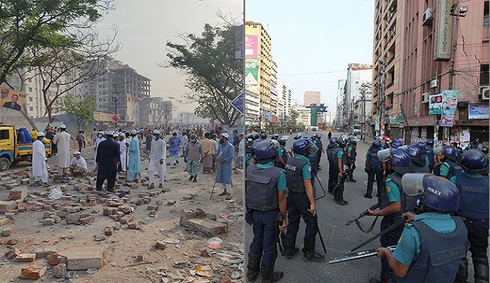 হেফাজতের হরতাল । ছবি- সংগৃহীত